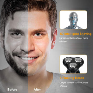 4 In 1Electric Shaver for Men IPX7 Waterproof Beard Trimmer Cordless | Pharmacy