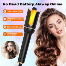 Load image into Gallery viewer, Automatic Hair Curler Ceramic Curling Irons Wand Rotating Curling Wand
