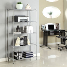 Load image into Gallery viewer, 5-Shelf Adjustable;  Heavy Duty Storage Shelving Unit ;  Steel | Furniture
