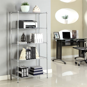 5-Shelf Adjustable;  Heavy Duty Storage Shelving Unit ;  Steel | Furniture