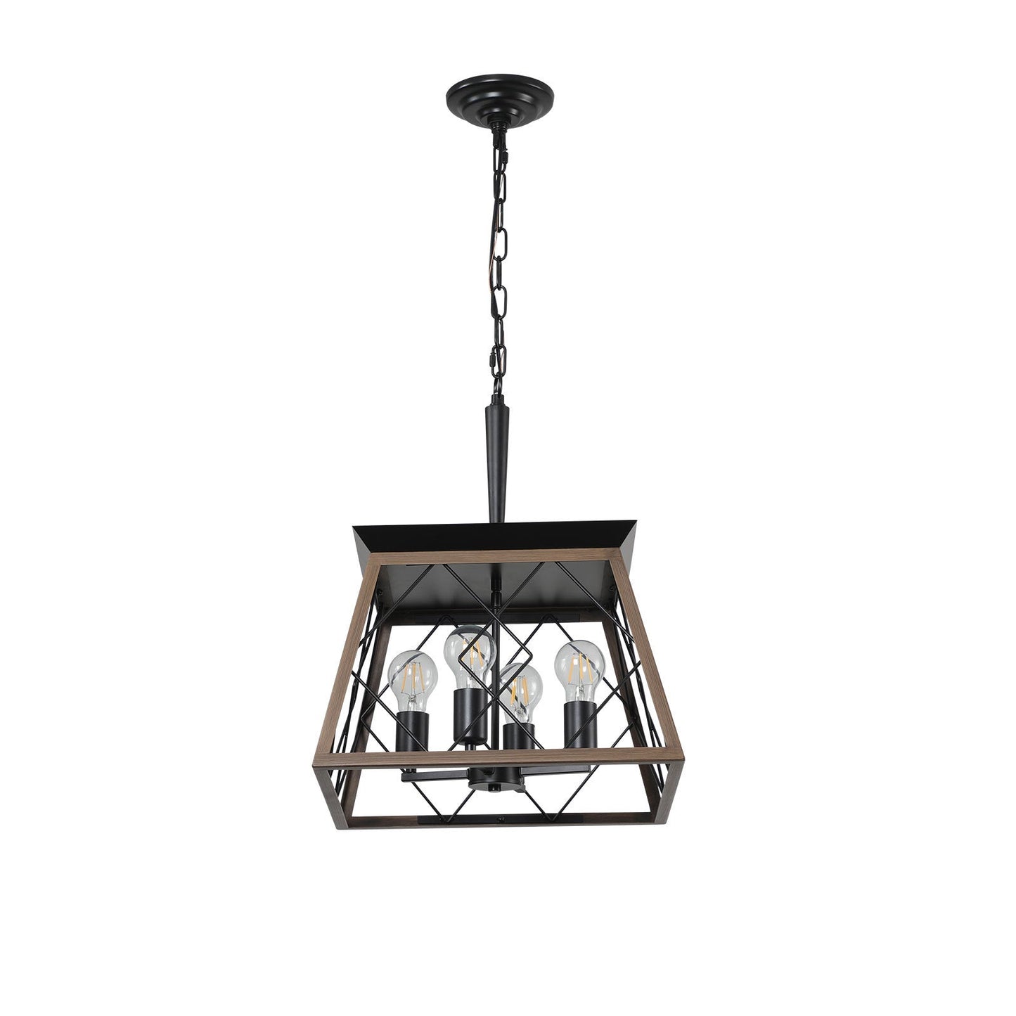 (Same as W1340111202/L1008) Farmhouse Chandelier 4-Light Vintage