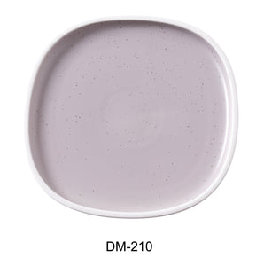 Yanco DM-210 Denmark 10 1/4" X 3/4" SQUARE PLATE WITH UPRIGHT RIM