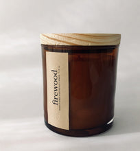 Load image into Gallery viewer, firewood scented candle
