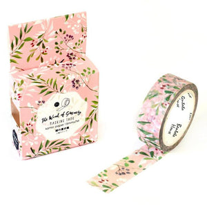 Pink Floral Washi Tape | Gift Wrapping and Craft Tape