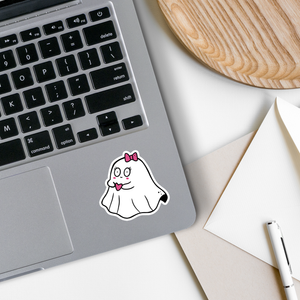 Cute Ghost Girl Vinyl Sticker