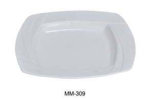 Yanco MM-309 Miami 9" Square Soup Plate