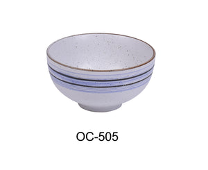 Yanco OC-505 Ocean 4 1/2" X 2 1/4"H RICE BOWL 8 OZ