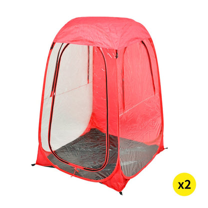 2x Mountview Pop Up Tent Camping Weather Tents Outdoor Portable |