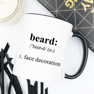 Beard Coffee Mug, Funny Coffee Mugs, Gift For Him,