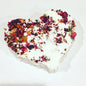 Rose heart bath bomb / organic bath bomb / essential oil bath bomb | Pharmacy