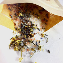 Load image into Gallery viewer, Calming Bath Salts / Detox / Relaxation / Lavender &amp; Chamomile /
