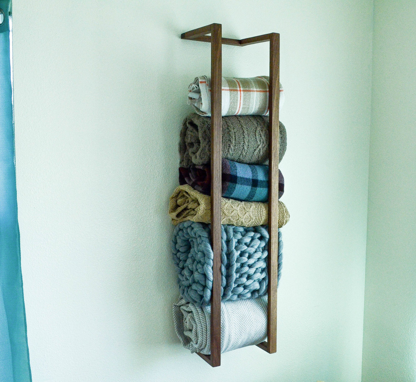 Blanket Wall Rack