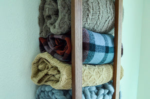 Blanket Wall Rack