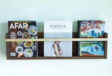 Load image into Gallery viewer, Modern Magazine &amp; Vinyl Wall Rack | Books &amp; Bookshelves
