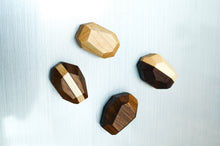 Load image into Gallery viewer, Geometric Wooden Magnets (Set of 4)
