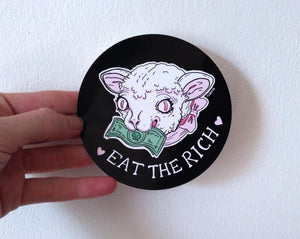 Eat the rich Sticker