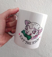 Load image into Gallery viewer, Ceramic Mug Eat The Rich
