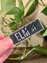 Load image into Gallery viewer, Elm Street Street Sign Sticker
