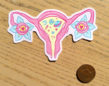 Load image into Gallery viewer, Cosmic Uterus Sticker
