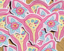 Load image into Gallery viewer, Cosmic Uterus Sticker
