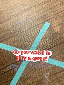 Do you want to play a game? Saw Sticker