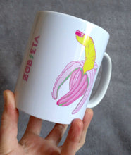 Load image into Gallery viewer, Ceramic Mug Finger Banana
