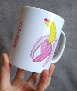 Ceramic Mug Finger Banana