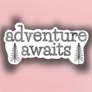 Adventure Awaits Sticker