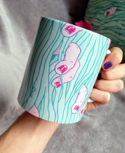 Ceramic Mug Finger Jungle