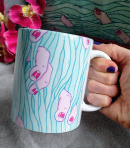 Ceramic Mug Finger Jungle