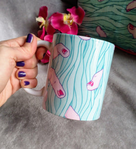 Ceramic Mug Finger Jungle