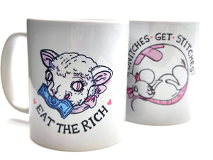 Ceramic Mug Snitches get Stitches