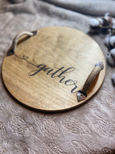 Gather Wooden Serving Tray