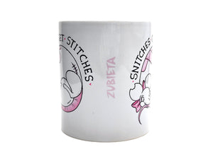 Ceramic Mug Snitches get Stitches