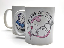 Load image into Gallery viewer, Ceramic Mug Snitches get Stitches
