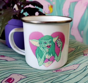 Enamel Mug Greta the Gremlin