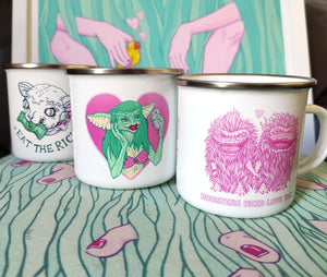 Enamel Mug Greta the Gremlin