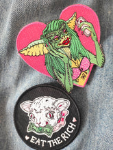 Load image into Gallery viewer, Eat the rich Embroidered Patch
