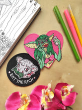 Load image into Gallery viewer, Eat the rich Embroidered Patch
