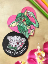 Load image into Gallery viewer, Eat the rich Embroidered Patch
