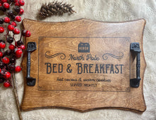 Load image into Gallery viewer, Christmas Serving Tray, Bed and Breakfast Tray, Farmhouse Christmas
