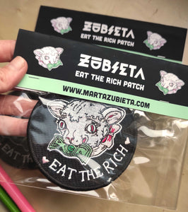 Eat the rich Embroidered Patch