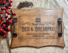 Load image into Gallery viewer, Christmas Serving Tray, Bed and Breakfast Tray, Farmhouse Christmas
