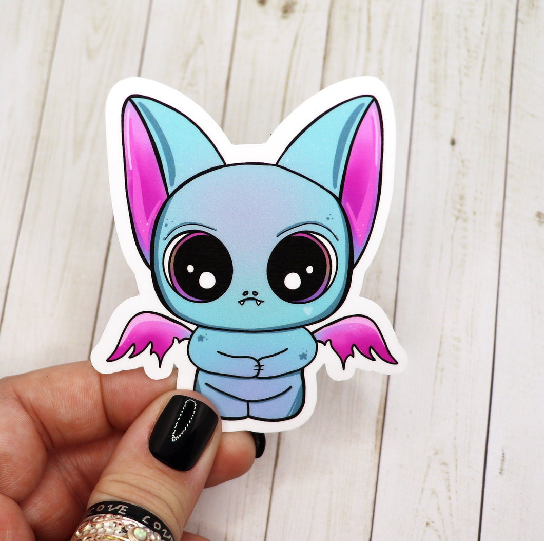 Blue Bat Sticker