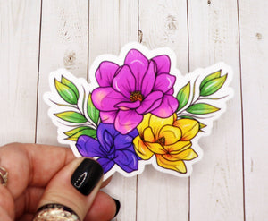 Flower Botanical Illustration Sticker