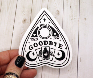 Black and White Planchette Sticker