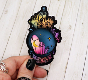 Crystal Ball Vinyl Sticker