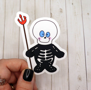 Cute Skeleton Sticker