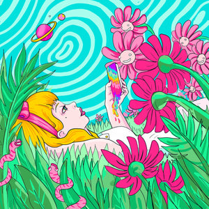 Alice On Flowers