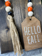 Load image into Gallery viewer, Fall Wood Bead Garland, Fall Tiered Tray Decor, Fall Bead Garland,
